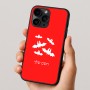 כיסוי בעיצוב אישי עם השם שלך לדגם - Apple iPhone 16 Pro בעיצוב עטלפים