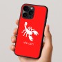 כיסוי בעיצוב אישי עם השם שלך לדגם - Apple iPhone 16 Pro בעיצוב עקרב