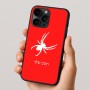 כיסוי בעיצוב אישי עם השם שלך לדגם - Apple iPhone 16 Pro בעיצוב עכביש