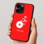 כיסוי בעיצוב אישי עם השם שלך לדגם - Apple iPhone 16 Pro בעיצוב תקליטור - אזור מוזיקה