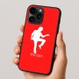 כיסוי בעיצוב אישי עם השם שלך לדגם - Apple iPhone 16 Pro בעיצוב רקדן