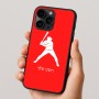 כיסוי בעיצוב אישי עם השם שלך לדגם - Apple iPhone 16 Pro בעיצוב שחקן בייסבול