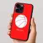 כיסוי בעיצוב אישי עם השם שלך לדגם - Apple iPhone 16 Pro בעיצוב כדורסל