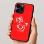 כיסוי בעיצוב אישי עם השם שלך לדגם - Apple iPhone 16 Pro בעיצוב רוכב סוסים 2