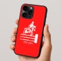 כיסוי בעיצוב אישי עם השם שלך לדגם - Apple iPhone 16 Pro בעיצוב רוכב סוסים