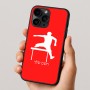 כיסוי בעיצוב אישי עם השם שלך לדגם - Apple iPhone 16 Pro בעיצוב קפיצת משוכות