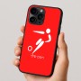 כיסוי בעיצוב אישי עם השם שלך לדגם - Apple iPhone 16 Pro בעיצוב כדורגל אולימפי