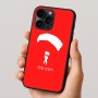 כיסוי בעיצוב אישי עם השם שלך לדגם - Apple iPhone 16 Pro בעיצוב צניחה חופשית