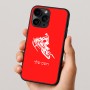כיסוי בעיצוב אישי עם השם שלך לדגם - Apple iPhone 16 Pro בעיצוב אופנוע שלג