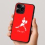 כיסוי בעיצוב אישי עם השם שלך לדגם - Apple iPhone 16 Pro בעיצוב שחקן טניס