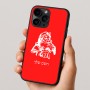 כיסוי בעיצוב אישי עם השם שלך לדגם - Apple iPhone 16 Pro בעיצוב סנטה קלאוס
