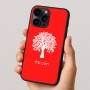 כיסוי בעיצוב אישי עם השם שלך לדגם - Apple iPhone 16 Pro בעיצוב עץ
