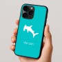 כיסוי בעיצוב אישי עם השם שלך לדגם - Apple iPhone 16 Pro בעיצוב כריש ראש פטיש