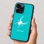 כיסוי בעיצוב אישי עם השם שלך לדגם - Apple iPhone 16 Pro בעיצוב עכביש