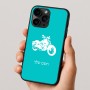 כיסוי בעיצוב אישי עם השם שלך לדגם - Apple iPhone 16 Pro בעיצוב הארלי-דיווידסון