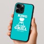 כיסוי בעיצוב אישי עם השם שלך לדגם - Apple iPhone 16 Pro בעיצוב מלך הגריל