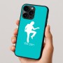 כיסוי בעיצוב אישי עם השם שלך לדגם - Apple iPhone 16 Pro בעיצוב רקדן