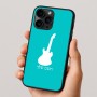 כיסוי בעיצוב אישי עם השם שלך לדגם - Apple iPhone 16 Pro בעיצוב גיטרה