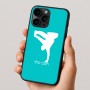 כיסוי בעיצוב אישי עם השם שלך לדגם - Apple iPhone 16 Pro בעיצוב ברייקדאנס