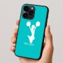 כיסוי בעיצוב אישי עם השם שלך לדגם - Apple iPhone 16 Pro בעיצוב מעודדת