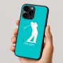 כיסוי בעיצוב אישי עם השם שלך לדגם - Apple iPhone 16 Pro בעיצוב שחקן גולף