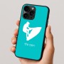 כיסוי בעיצוב אישי עם השם שלך לדגם - Apple iPhone 16 Pro בעיצוב אופנוע ים