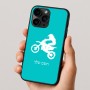 כיסוי בעיצוב אישי עם השם שלך לדגם - Apple iPhone 16 Pro בעיצוב מוטוקרוס