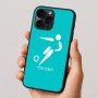 כיסוי בעיצוב אישי עם השם שלך לדגם - Apple iPhone 16 Pro בעיצוב כדורגל אולימפי