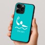 כיסוי בעיצוב אישי עם השם שלך לדגם - Apple iPhone 16 Pro בעיצוב כדור מים אולימפי