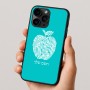כיסוי בעיצוב אישי עם השם שלך לדגם - Apple iPhone 16 Pro בעיצוב הדפס תפוח