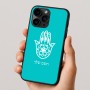 כיסוי בעיצוב אישי עם השם שלך לדגם - Apple iPhone 16 Pro בעיצוב חמסה - קבלה