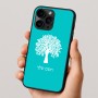 כיסוי בעיצוב אישי עם השם שלך לדגם - Apple iPhone 16 Pro בעיצוב עץ
