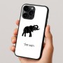 כיסוי בעיצוב אישי עם השם שלך לדגם - Apple iPhone 16 Pro בעיצוב פיל