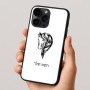 כיסוי בעיצוב אישי עם השם שלך לדגם - Apple iPhone 16 Pro בעיצוב ראש סוס