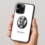 כיסוי בעיצוב אישי עם השם שלך לדגם - Apple iPhone 16 Pro בעיצוב פני אריה