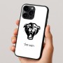כיסוי בעיצוב אישי עם השם שלך לדגם - Apple iPhone 16 Pro בעיצוב פני פנטרה