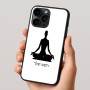 כיסוי בעיצוב אישי עם השם שלך לדגם - Apple iPhone 16 Pro בעיצוב אימון יוגה