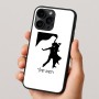 כיסוי בעיצוב אישי עם השם שלך לדגם - Apple iPhone 16 Pro בעיצוב אישה רוקדת עם גבר