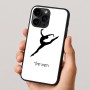 כיסוי בעיצוב אישי עם השם שלך לדגם - Apple iPhone 16 Pro בעיצוב בלט