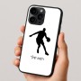 כיסוי בעיצוב אישי עם השם שלך לדגם - Apple iPhone 16 Pro בעיצוב שחקן כדורסל