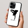 כיסוי בעיצוב אישי עם השם שלך לדגם - Apple iPhone 16 Pro בעיצוב ברייקדאנס