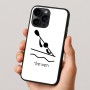 כיסוי בעיצוב אישי עם השם שלך לדגם - Apple iPhone 16 Pro בעיצוב קיאק אולימפי