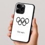 כיסוי בעיצוב אישי עם השם שלך לדגם - Apple iPhone 16 Pro בעיצוב אולימפי