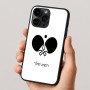 כיסוי בעיצוב אישי עם השם שלך לדגם - Apple iPhone 16 Pro בעיצוב פינג פונג