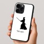כיסוי בעיצוב אישי עם השם שלך לדגם - Apple iPhone 16 Pro בעיצוב סמוראי
