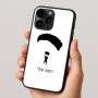 כיסוי בעיצוב אישי עם השם שלך לדגם - Apple iPhone 16 Pro בעיצוב צניחה חופשית