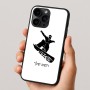 כיסוי בעיצוב אישי עם השם שלך לדגם - Apple iPhone 16 Pro בעיצוב סנובורדיסט