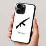 כיסוי בעיצוב אישי עם השם שלך לדגם - Apple iPhone 16 Pro בעיצוב אק 47