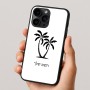 כיסוי בעיצוב אישי עם השם שלך לדגם - Apple iPhone 16 Pro בעיצוב כפות ידיים