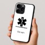 כיסוי בעיצוב אישי עם השם שלך לדגם - Apple iPhone 16 Pro בעיצוב חובש